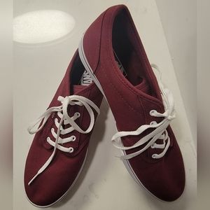 Vans Maroon Size 9.5 Womens